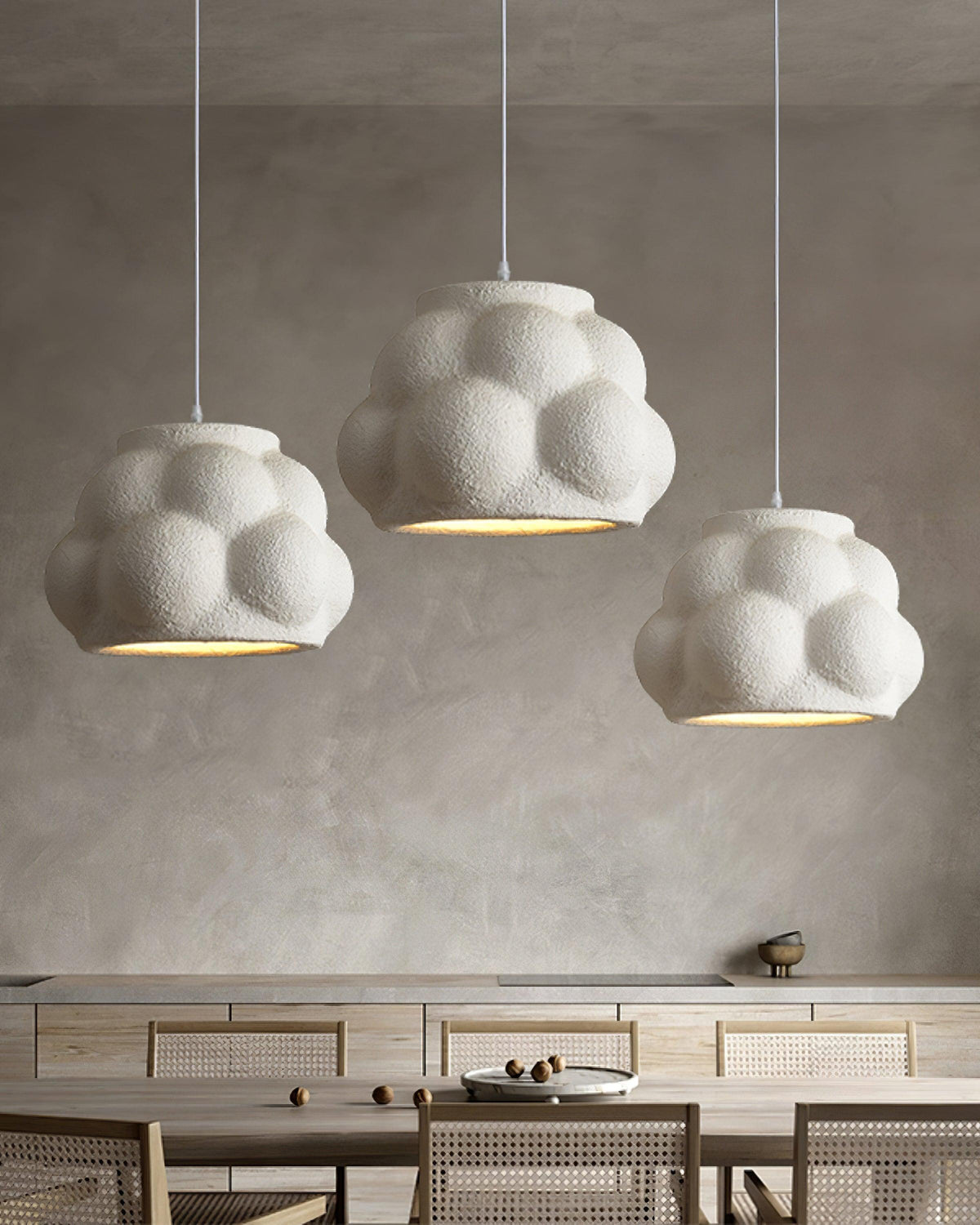 Mossy Wabi Sabi Pendant Light