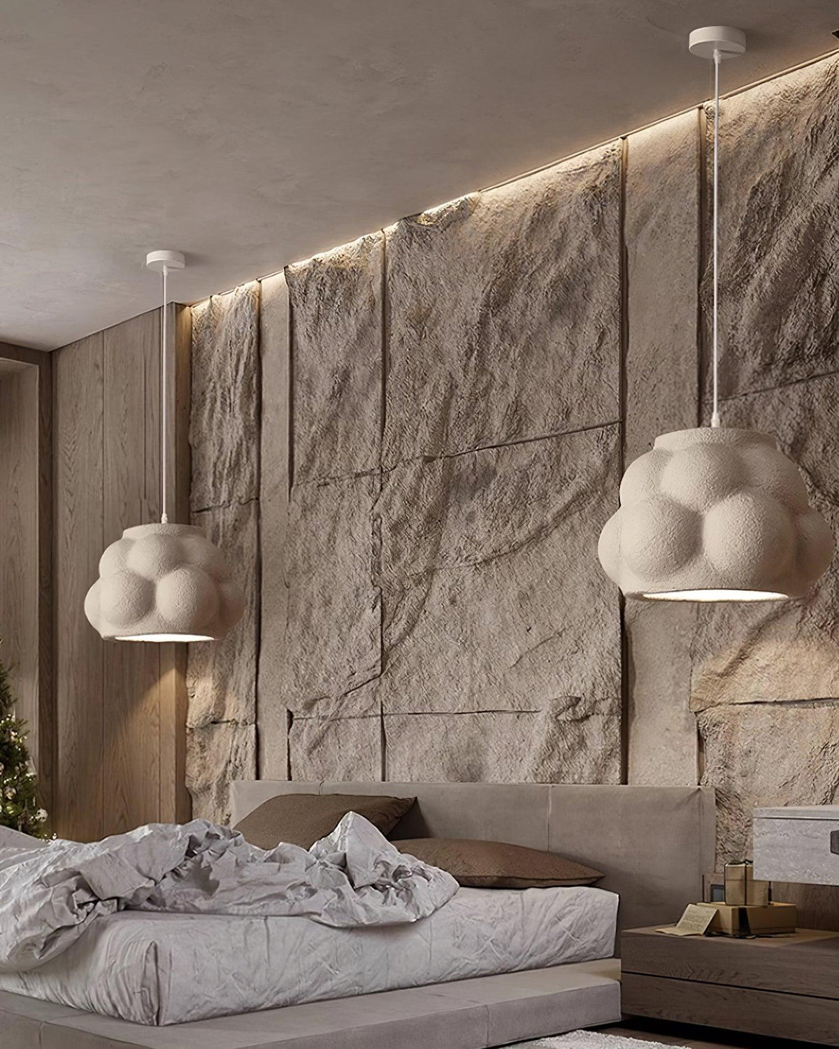 Mossy Wabi Sabi Pendant Light