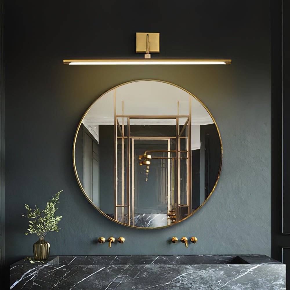 Tevelo Brass Minimalist Wall Lamp