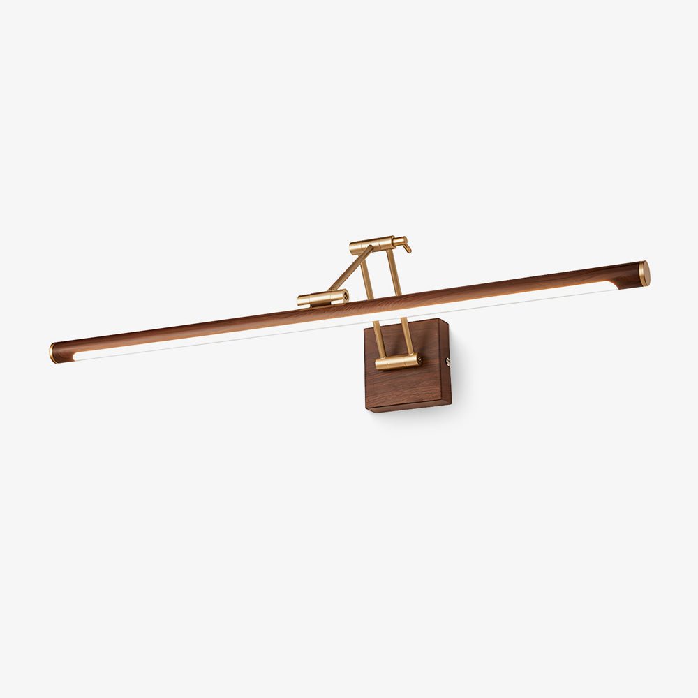 Elvoro Wall Light Walnut Color Linear Adjustable