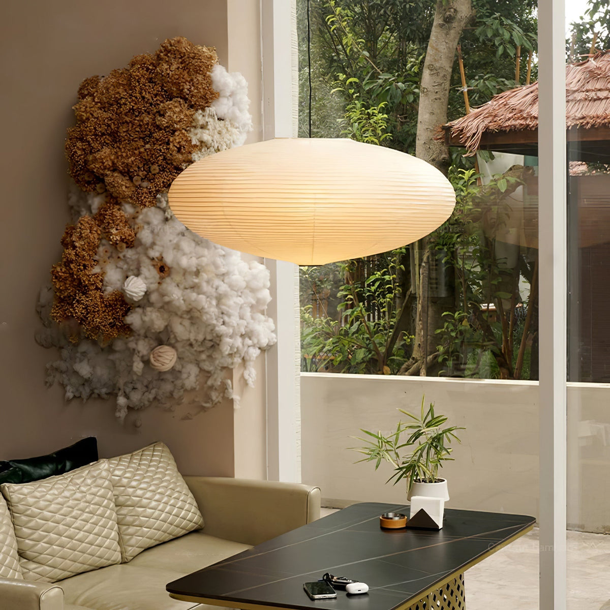 Hawcourt Washi Paper 15A Pendant Light