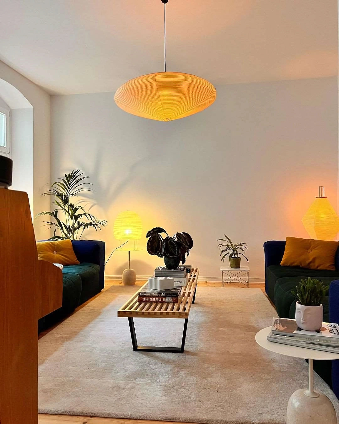 Piaiviella Pendant Lamp Paper for Living Room