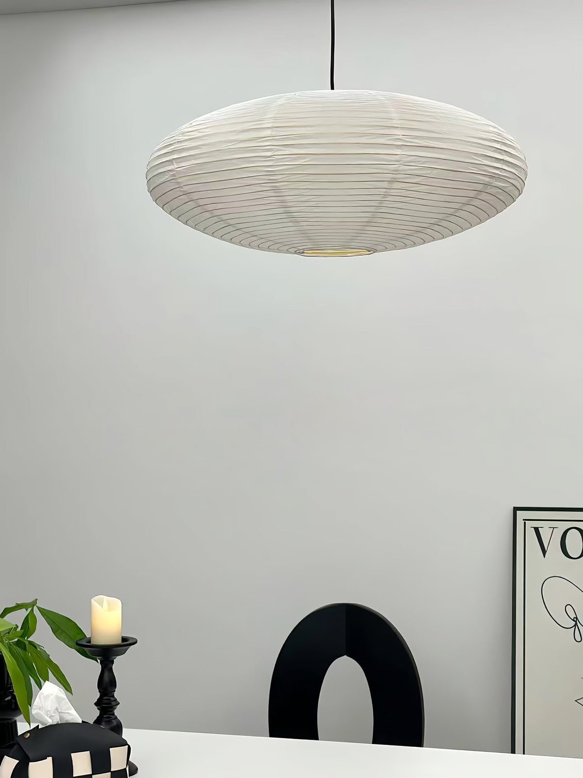Piaiviella Pendant Lamp Paper for Living Room