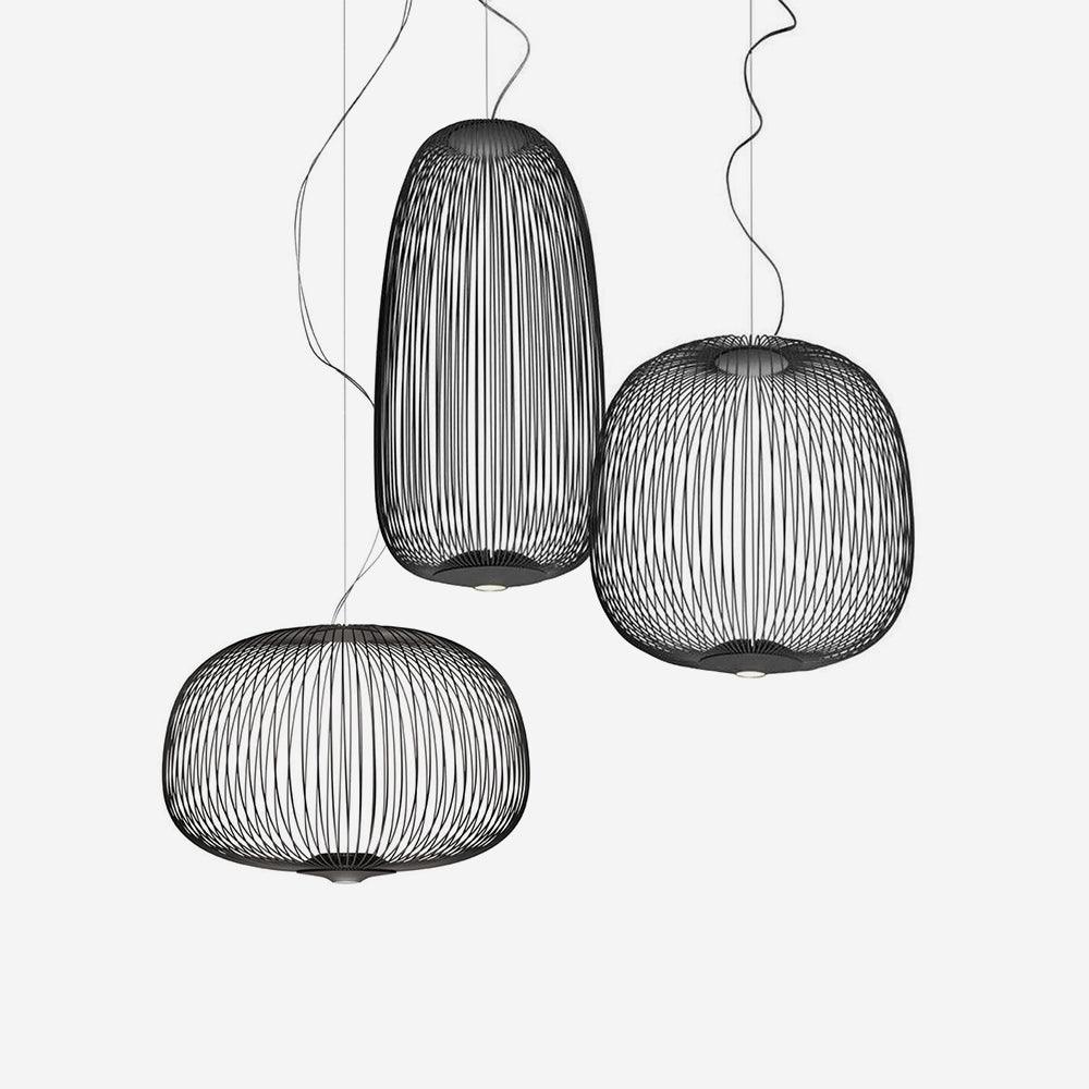 Lumio Lightweight Spokes Cage Pendant Light