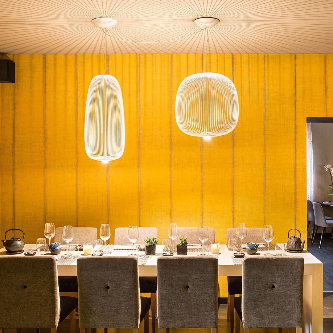 Lumio Lightweight Spokes Cage Pendant Light