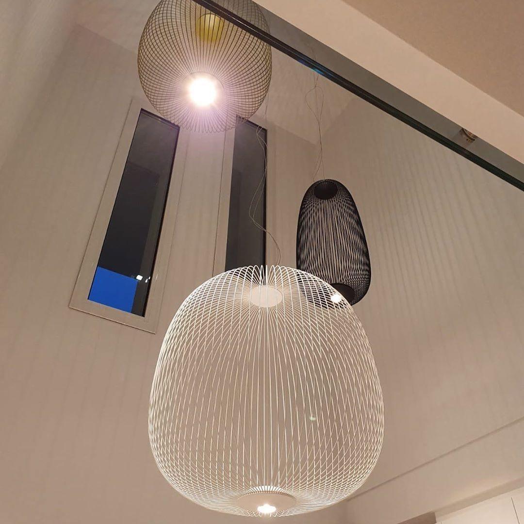 Lumio Lightweight Spokes Cage Pendant Light