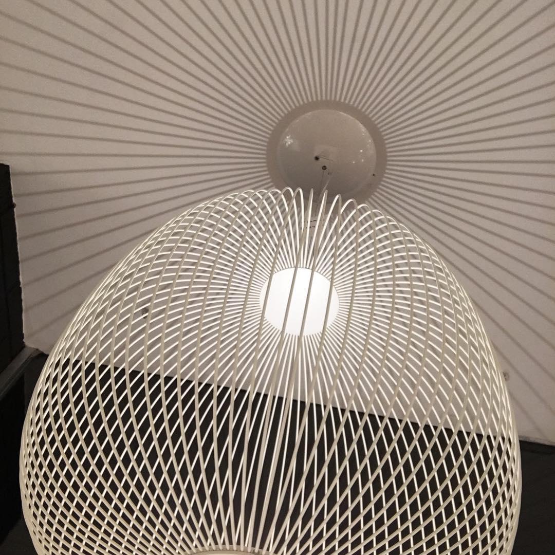 Lumio Lightweight Spokes Cage Pendant Light