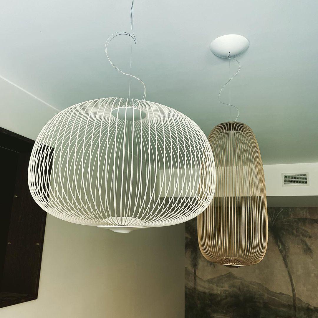 Lumio Lightweight Spokes Cage Pendant Light