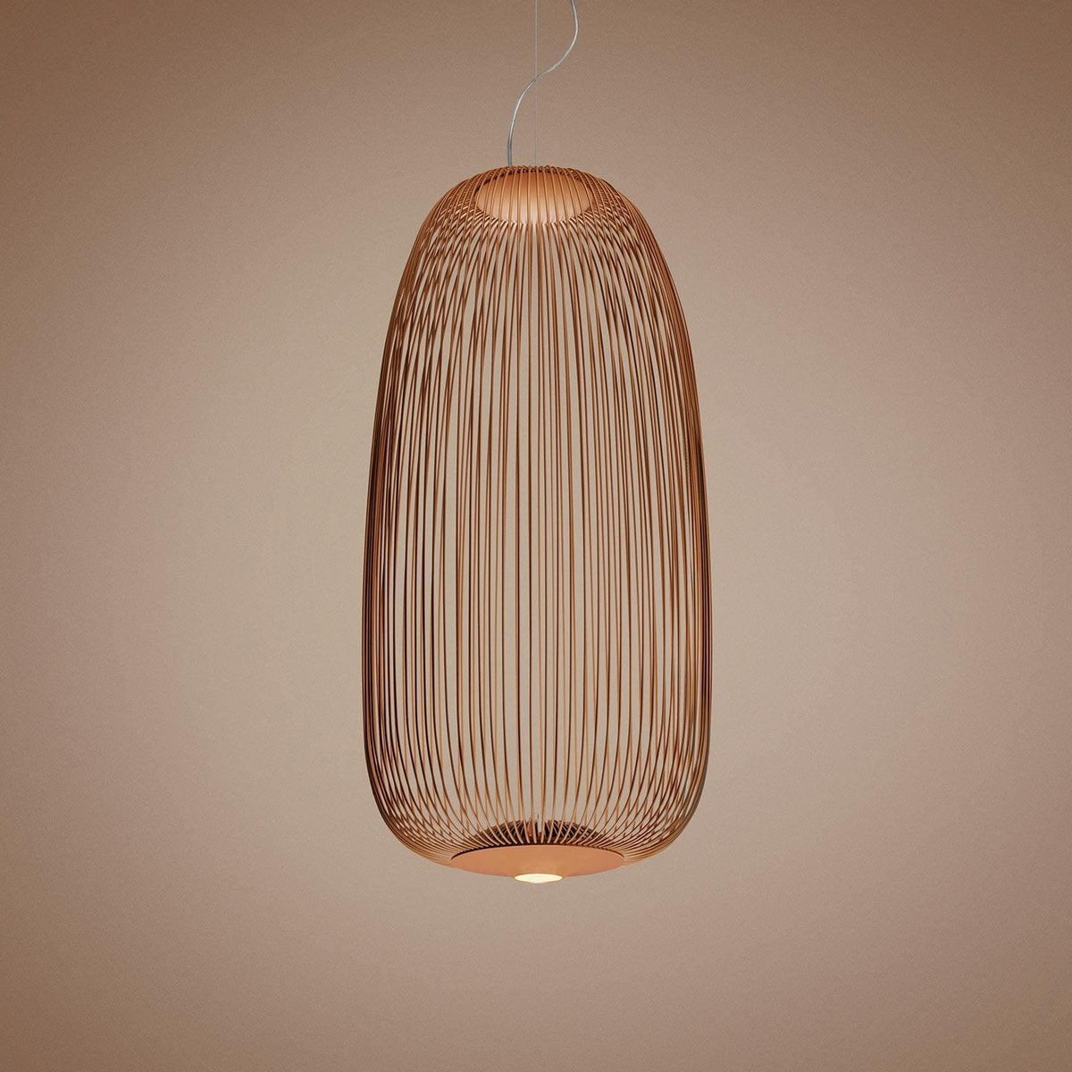 Lumio Lightweight Spokes Cage Pendant Light