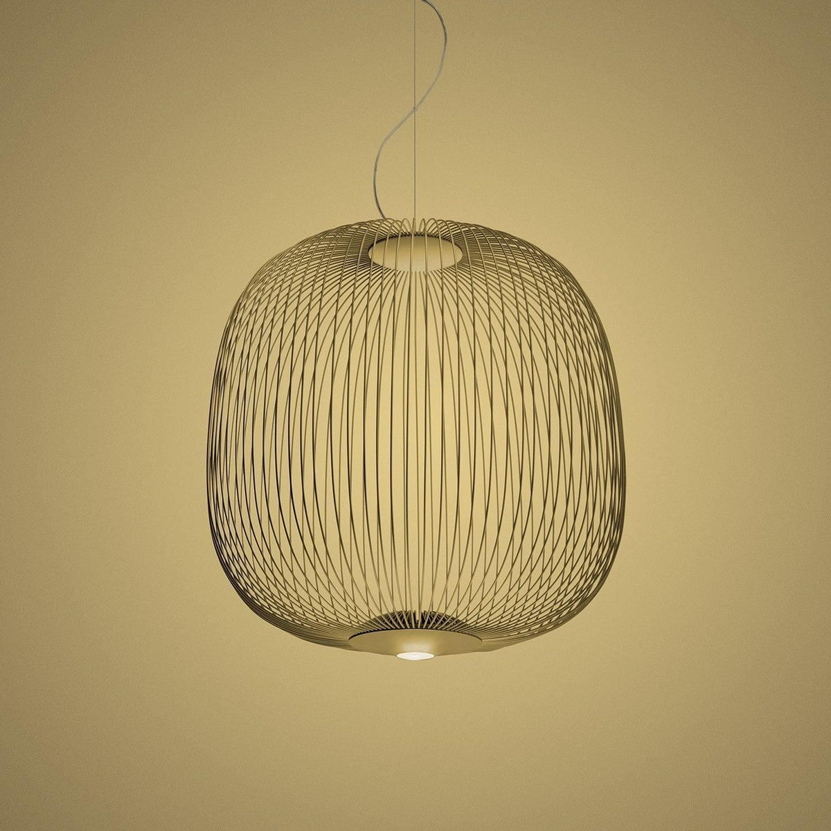 Lumio Lightweight Spokes Cage Pendant Light