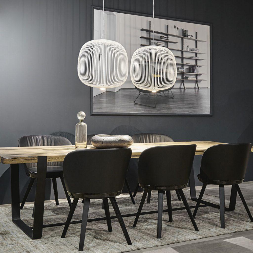 Lumio Lightweight Spokes Cage Pendant Light