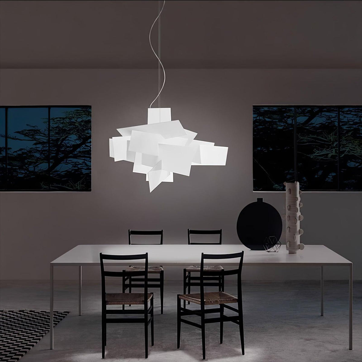 Origami White Pendant Light