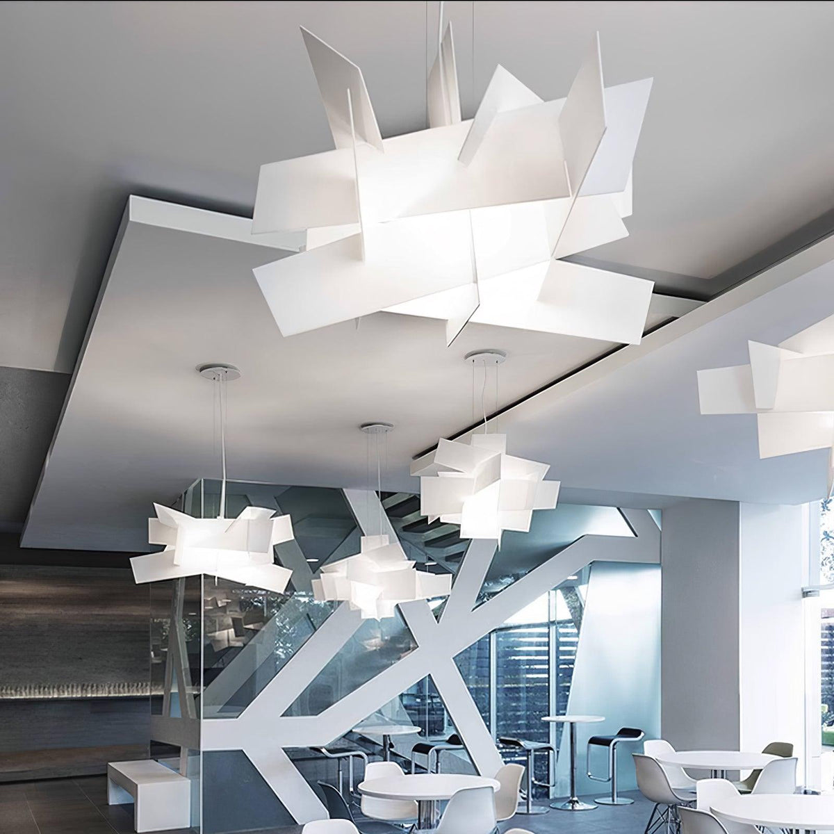 Origami White Pendant Light