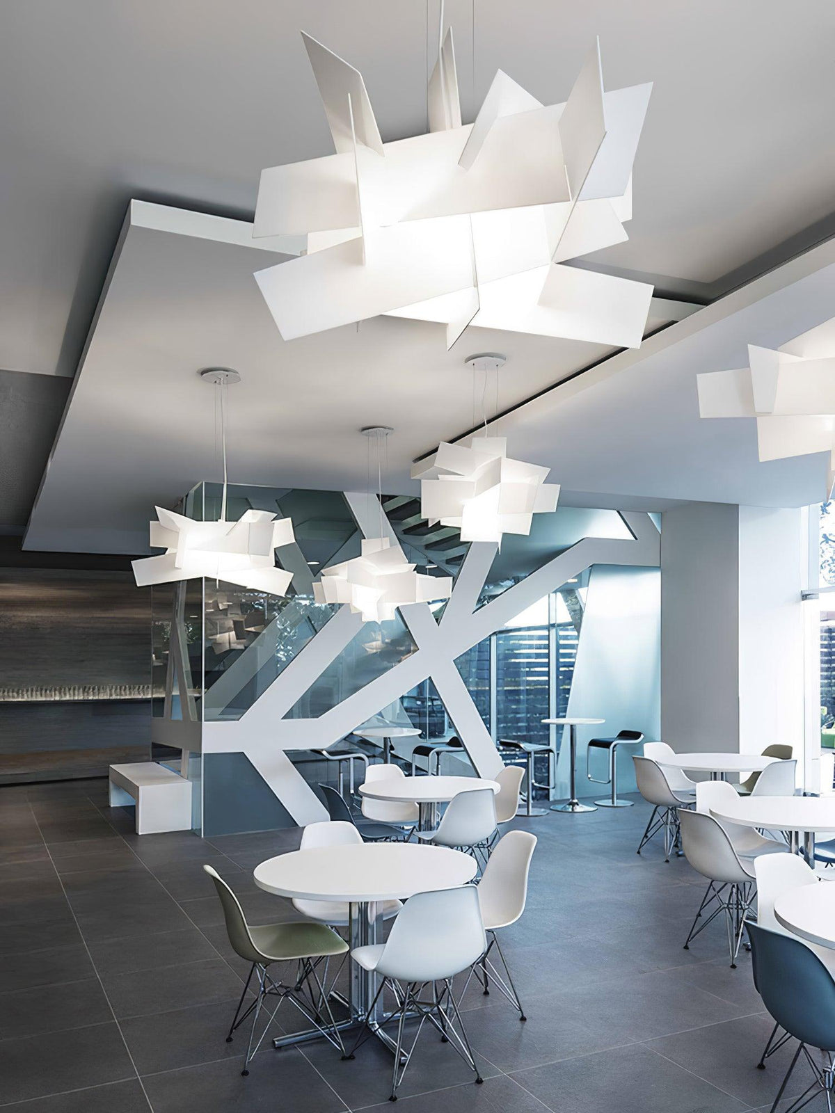 Origami White Pendant Light