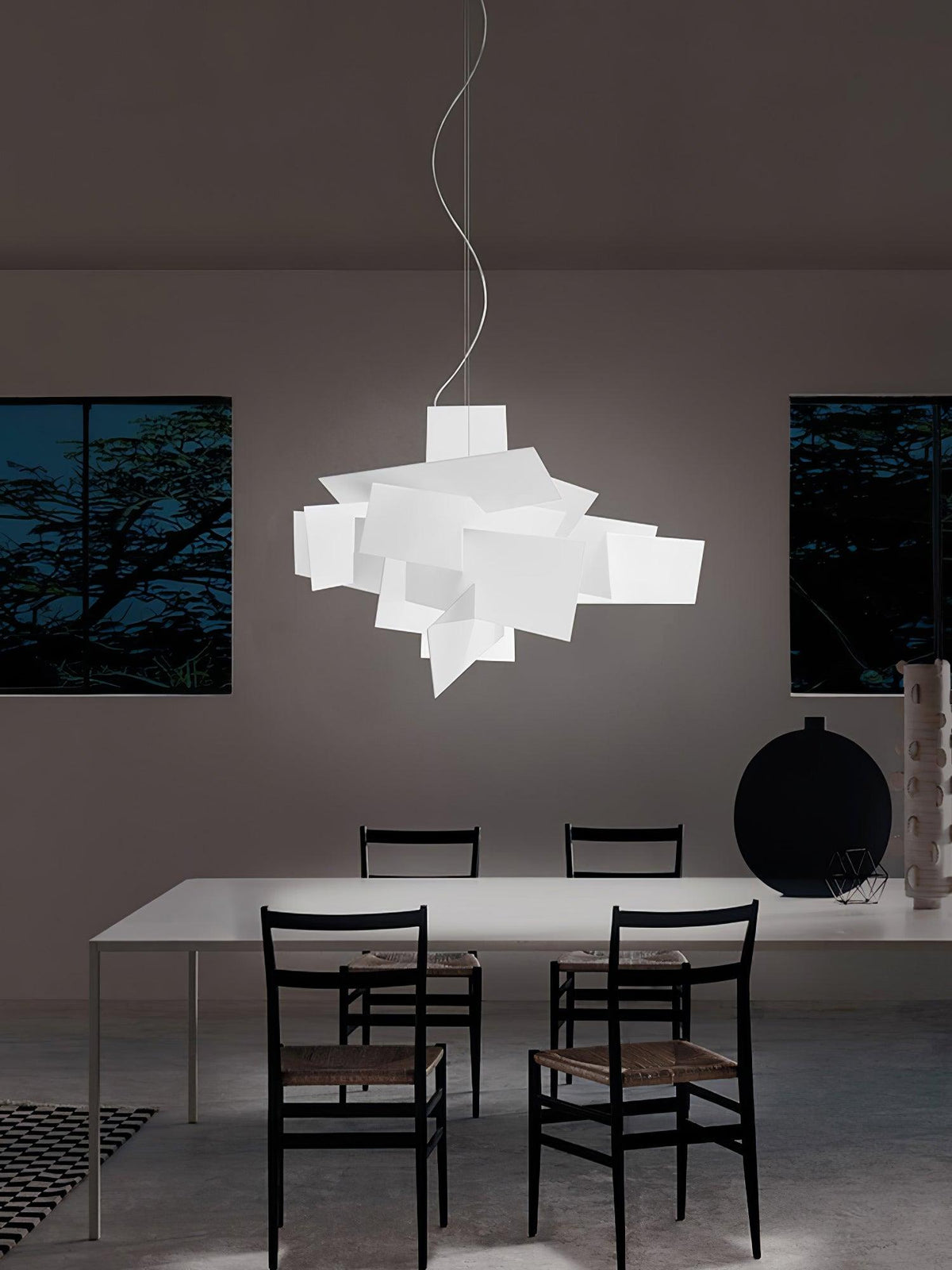 Origami White Pendant Light