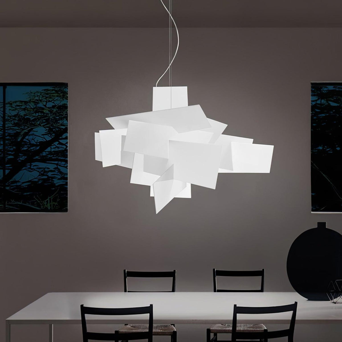 Origami White Pendant Light