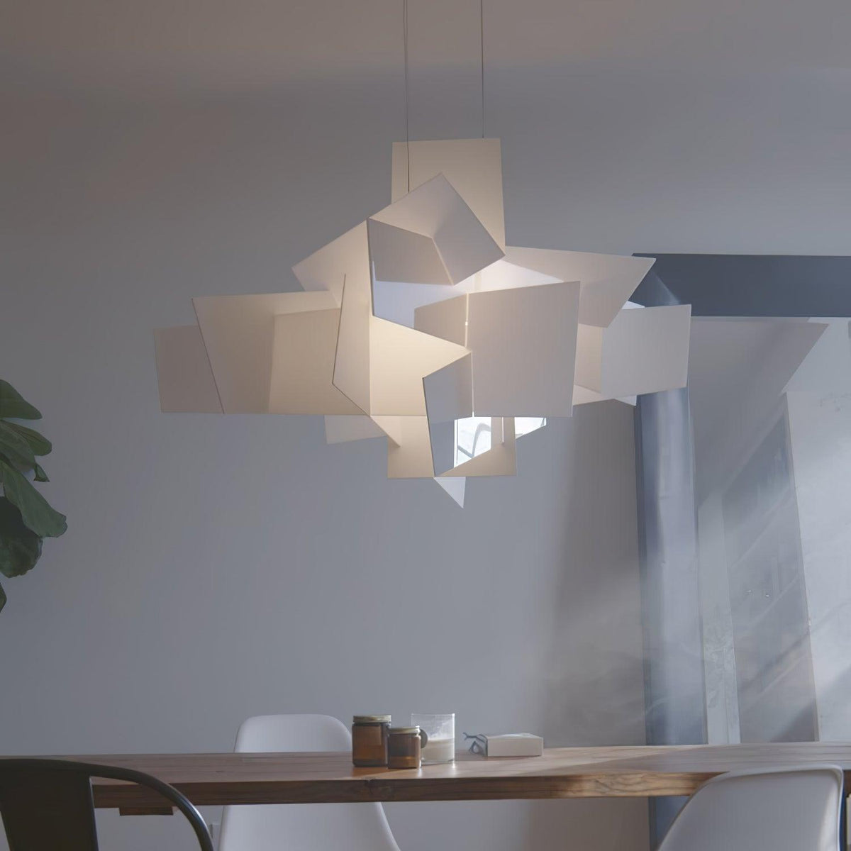 Origami White Pendant Light