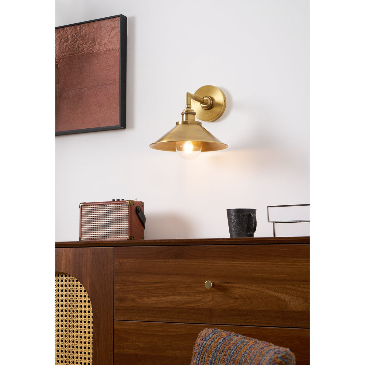 Osile Brass Wall Lamp