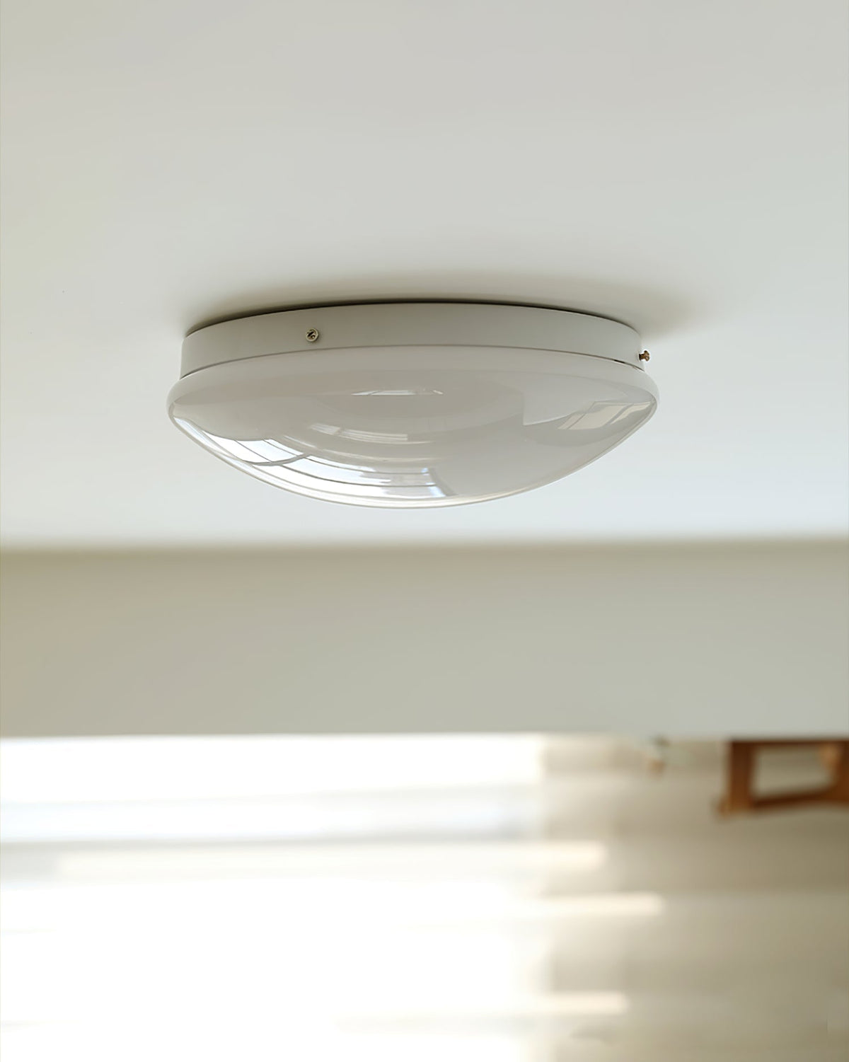 Velael Glass Flush Ceiling Light