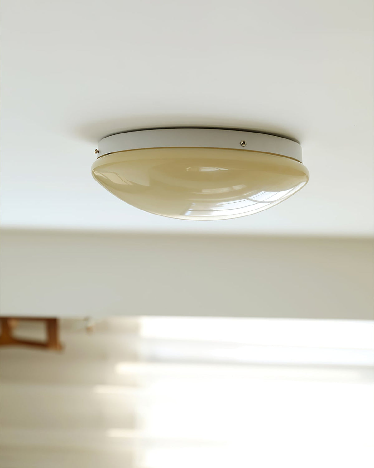 Velael Glass Flush Ceiling Light