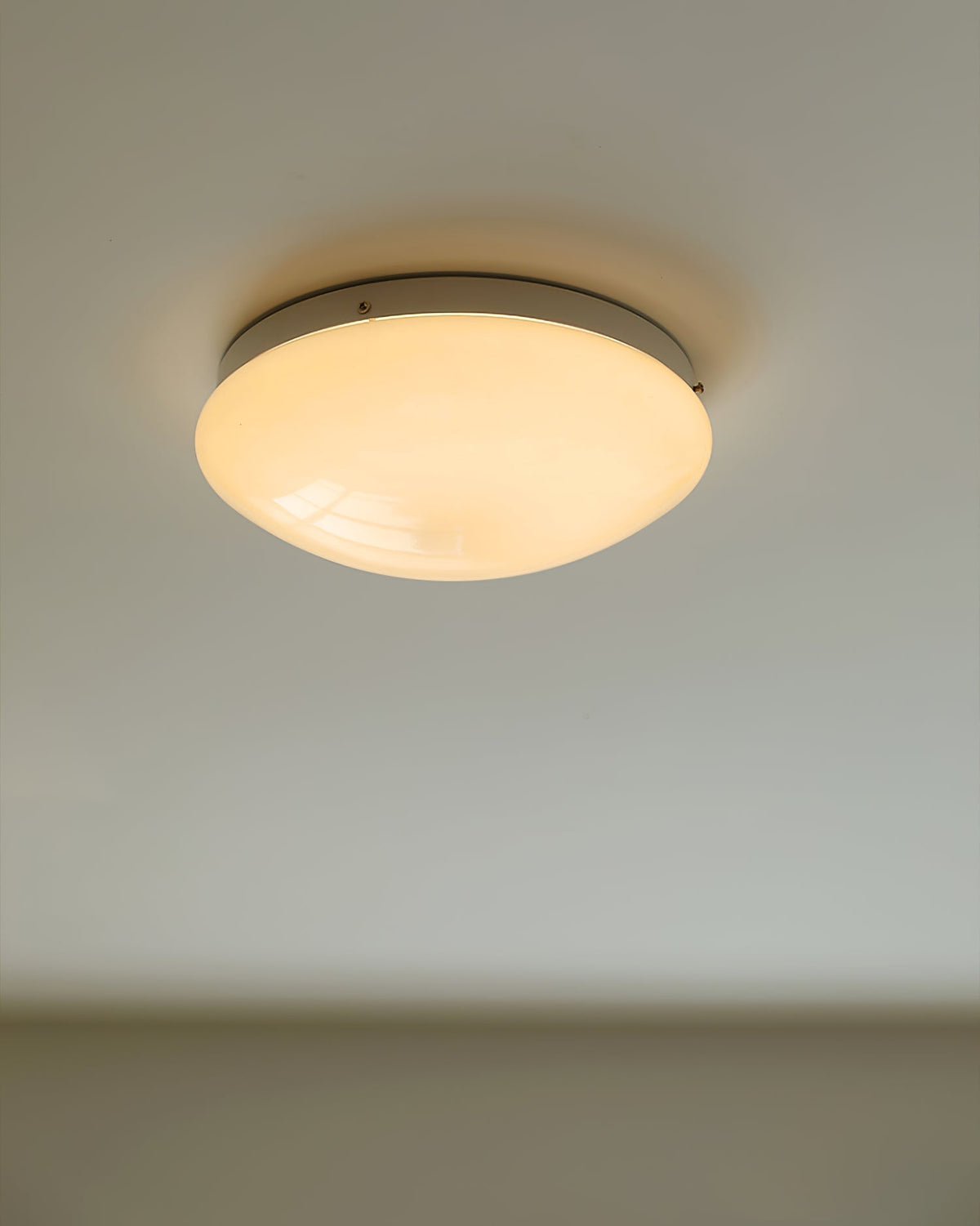 Velael Glass Flush Ceiling Light