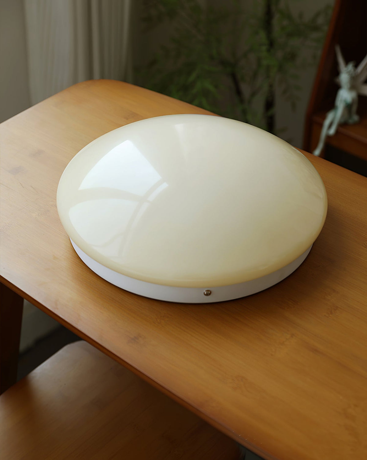 Velael Glass Flush Ceiling Light