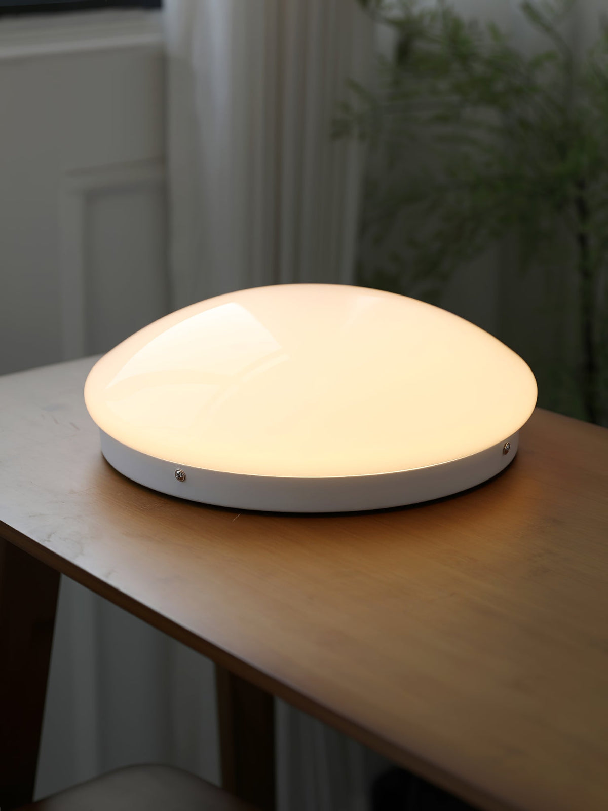 Velael Glass Flush Ceiling Light