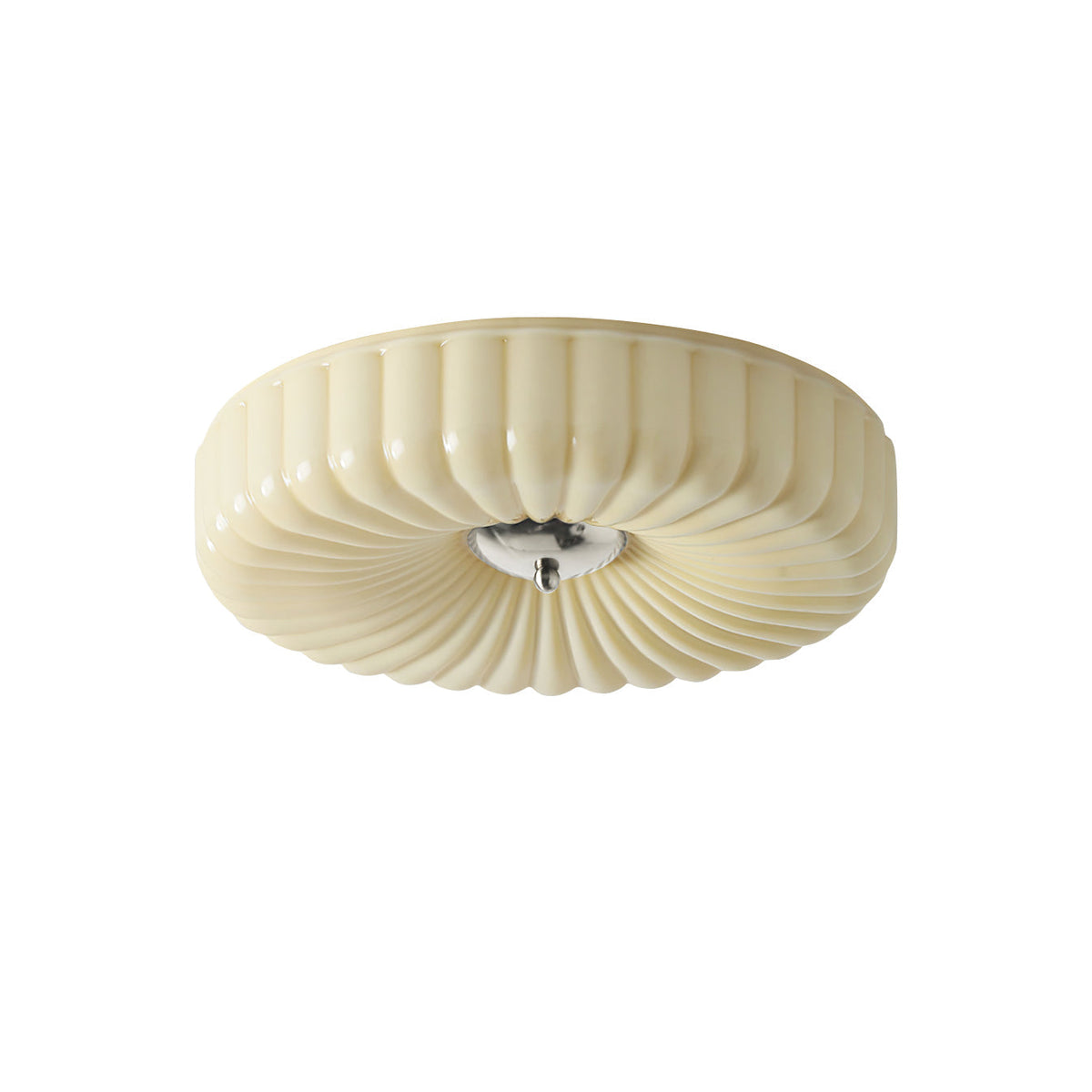 Velalian Glass Flush Mount Ceiling Light
