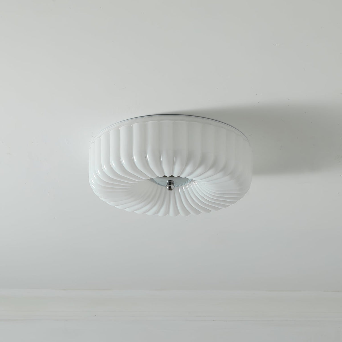 Velalian Glass Flush Mount Ceiling Light