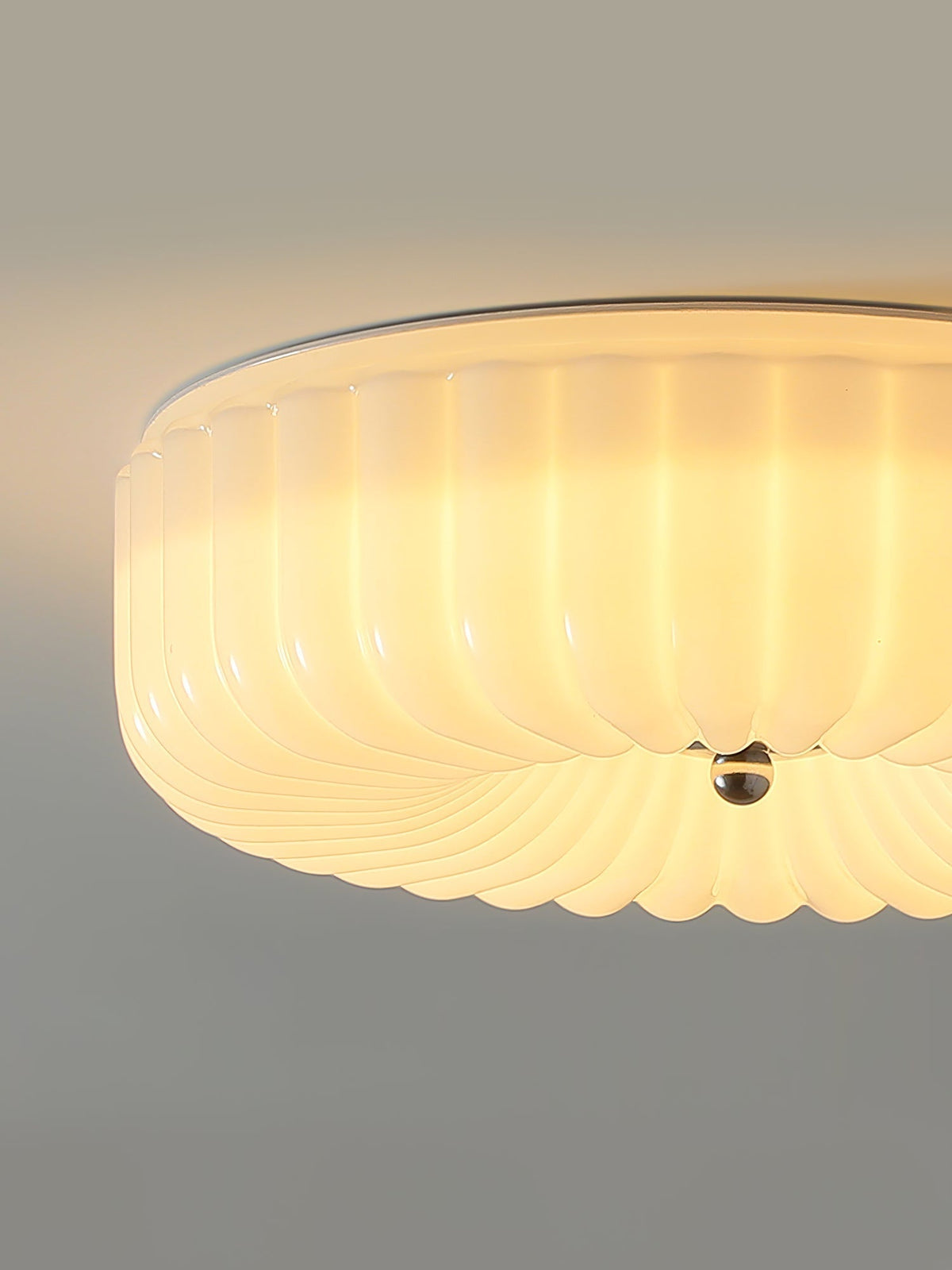 Velalian Glass Flush Mount Ceiling Light