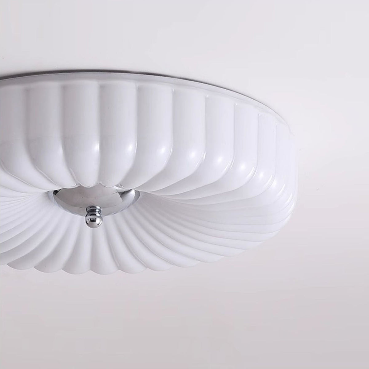Velalian Glass Flush Mount Ceiling Light