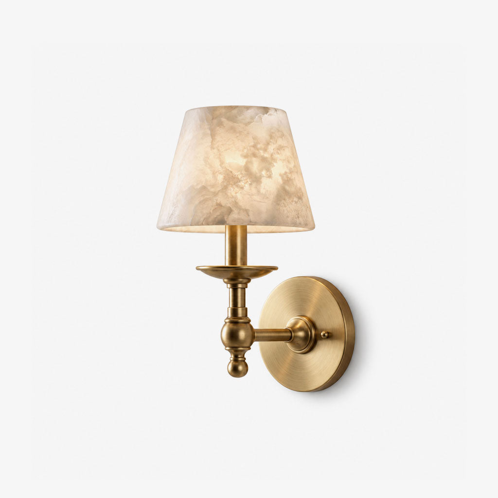 Corvenford Alabaster Wall Sconce