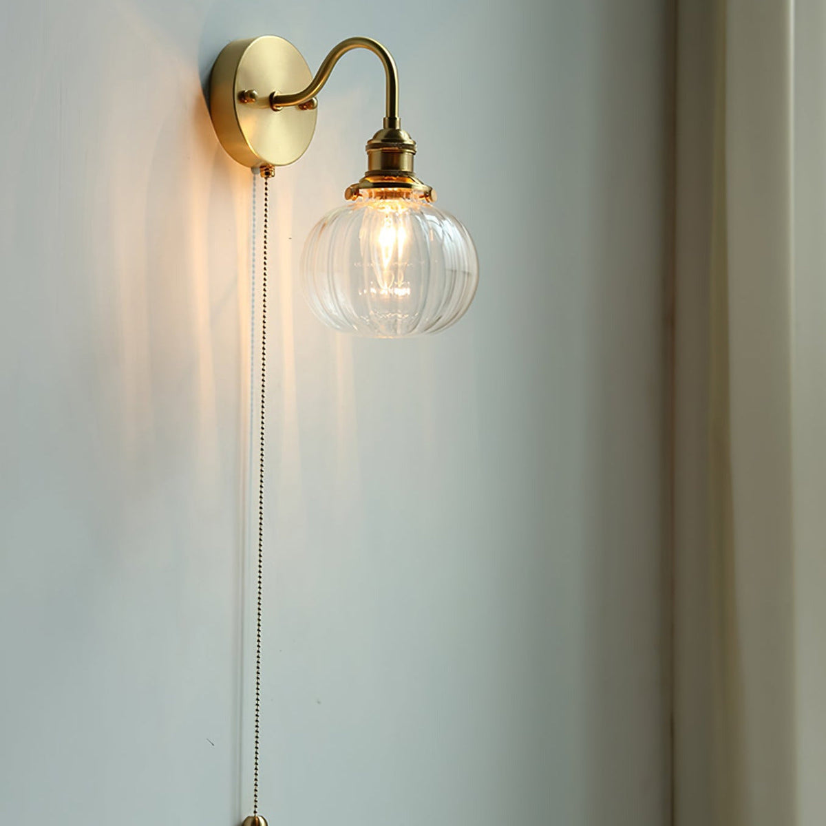 Jaladid Vintage Glass Wall Lamp