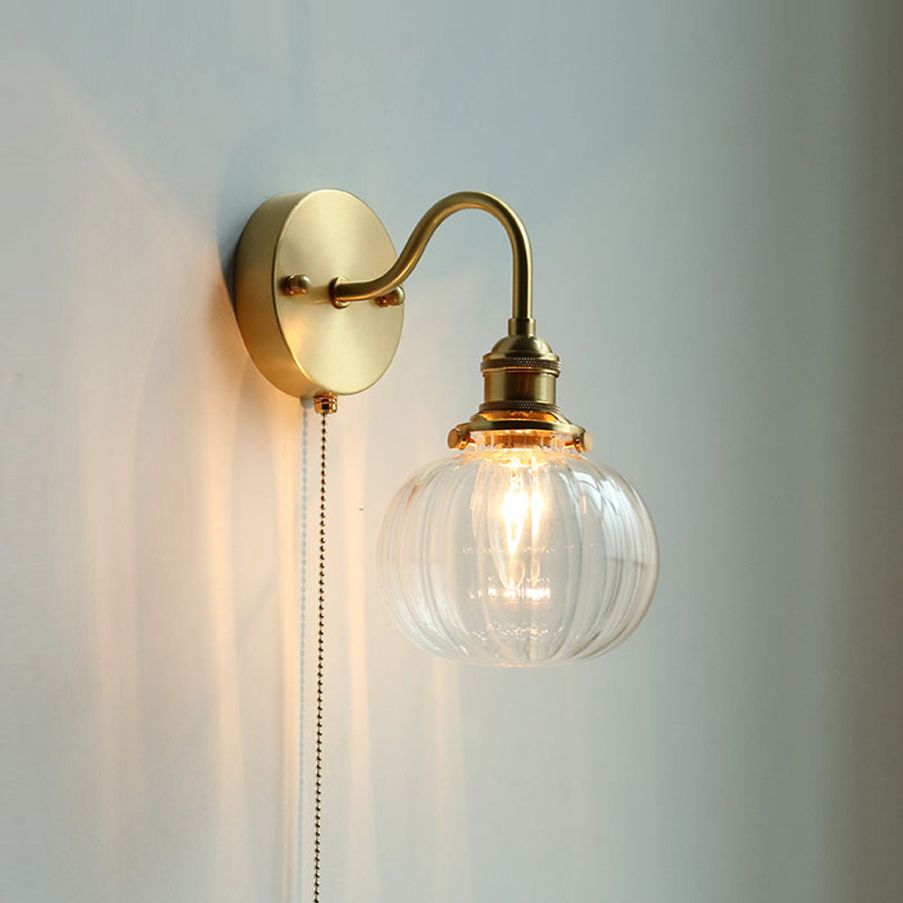 Jaladid Vintage Glass Wall Lamp