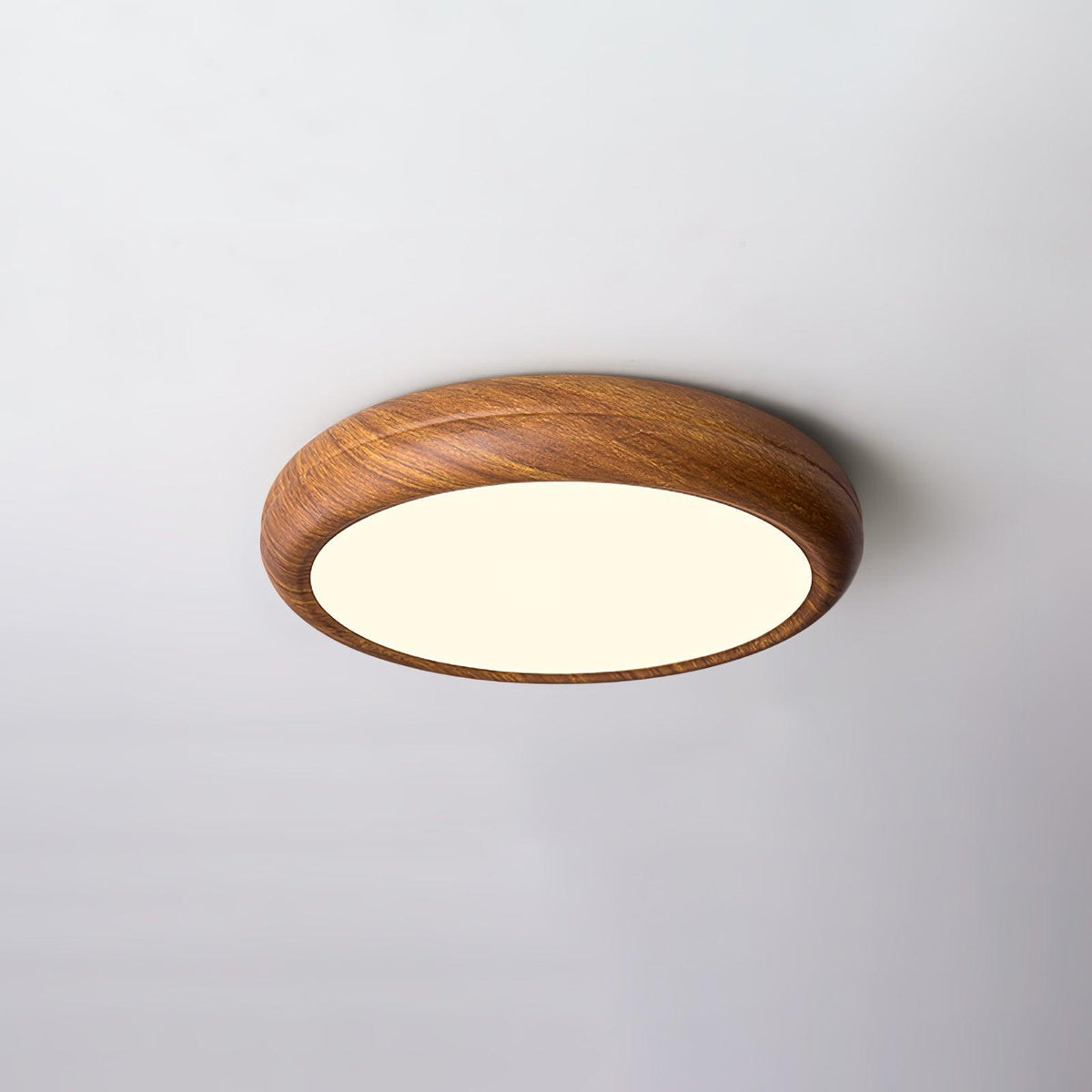 Gigenek Wood Grain Round Ceiling Light
