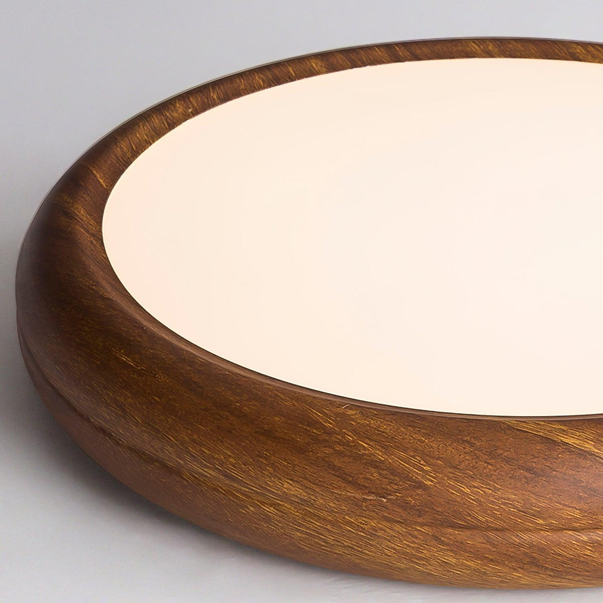 Gigenek Wood Grain Round Ceiling Light