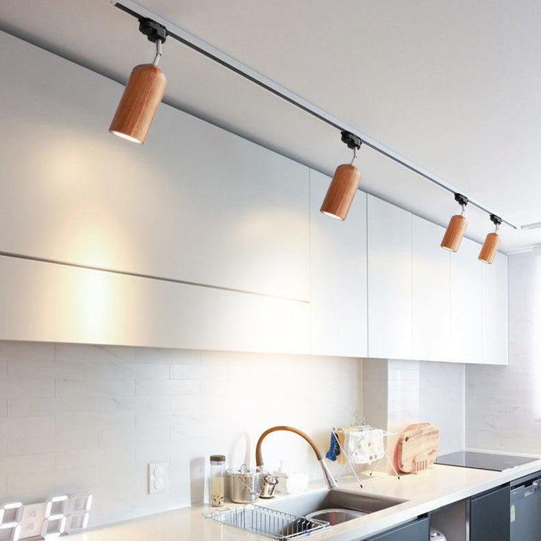 Kubolis Wood Track Ceiling Light Spotlight