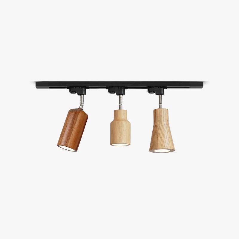 Kubolis Wood Track Ceiling Light Spotlight