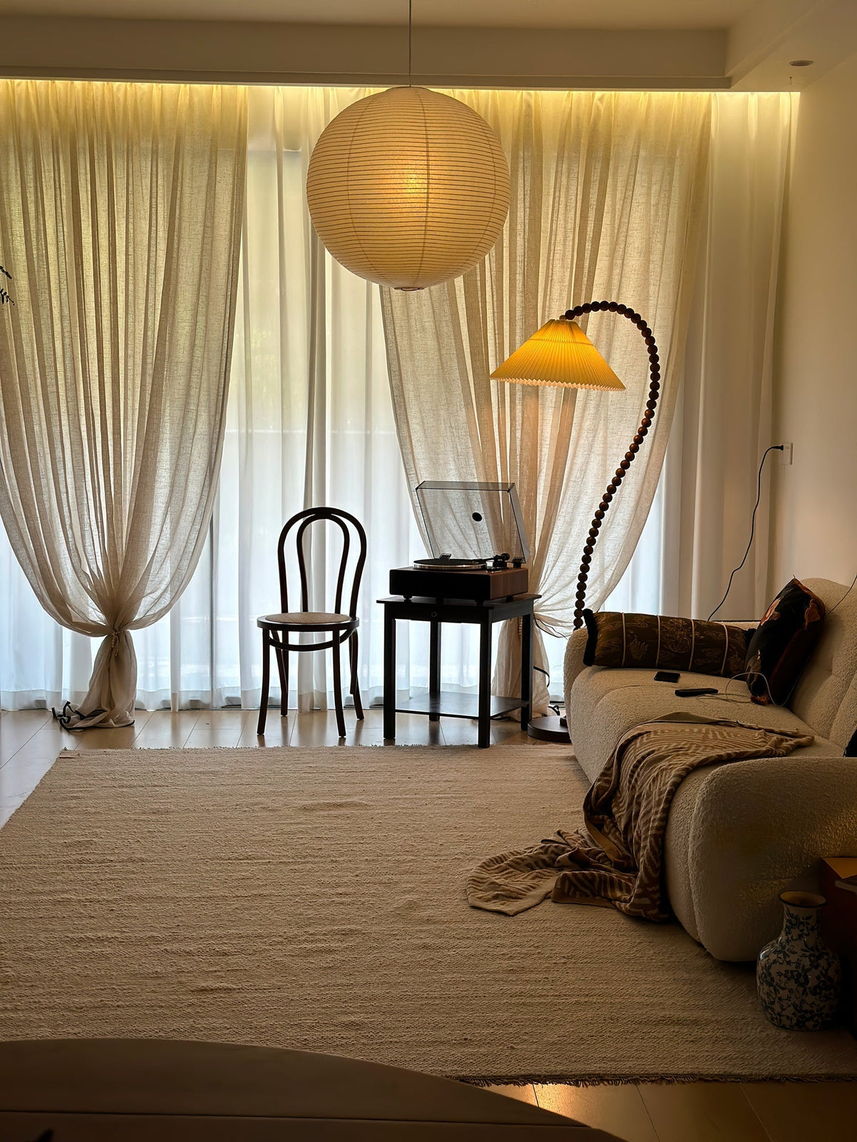 Nadia Modern Wood Floor Lamp