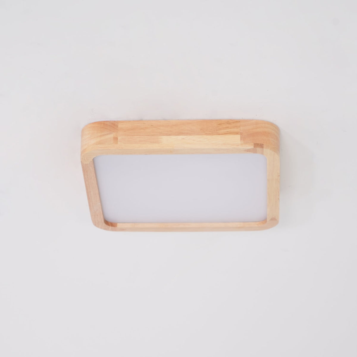 Edenford Wooden Geometric Flush Mount Ceiling Light