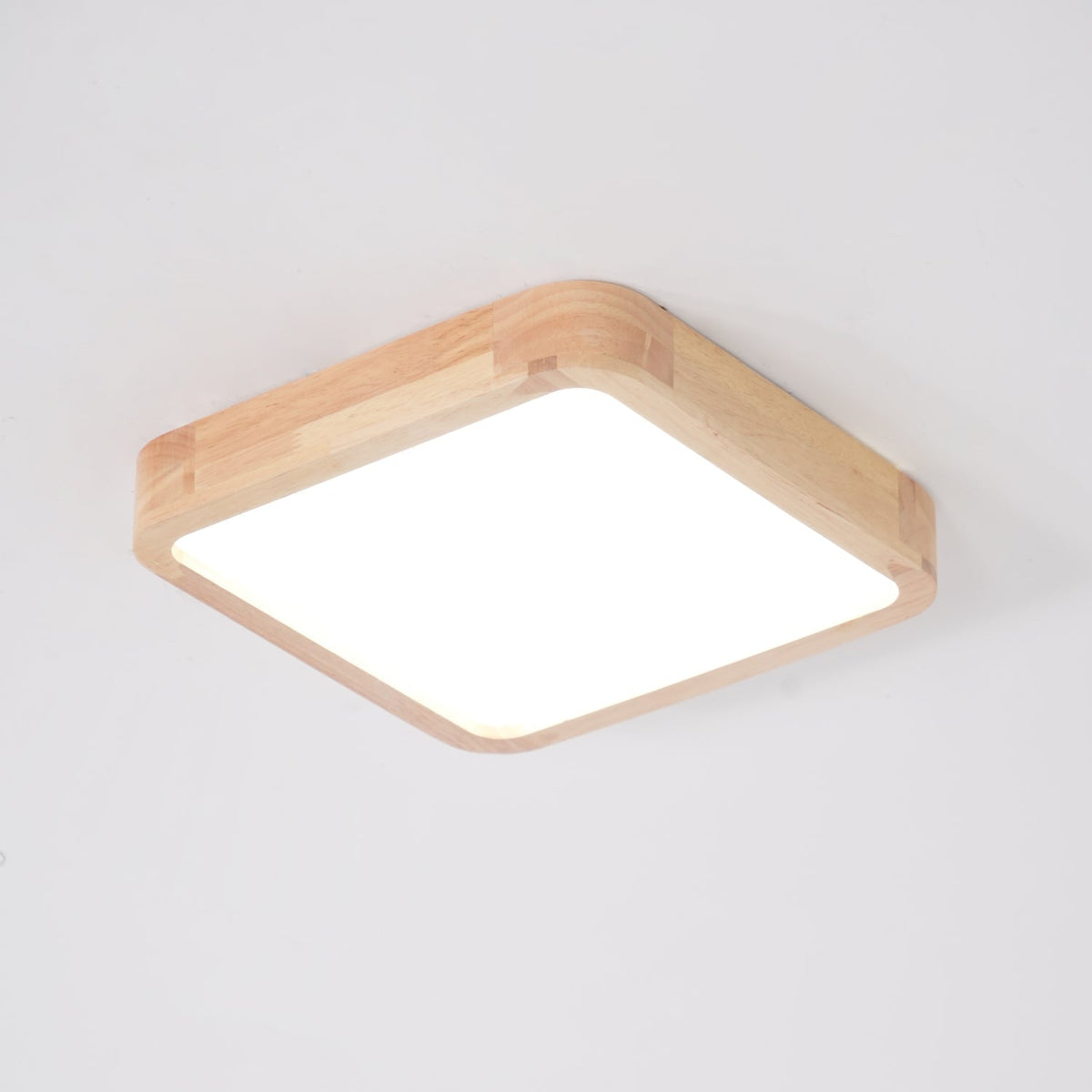 Edenford Wooden Geometric Flush Mount Ceiling Light