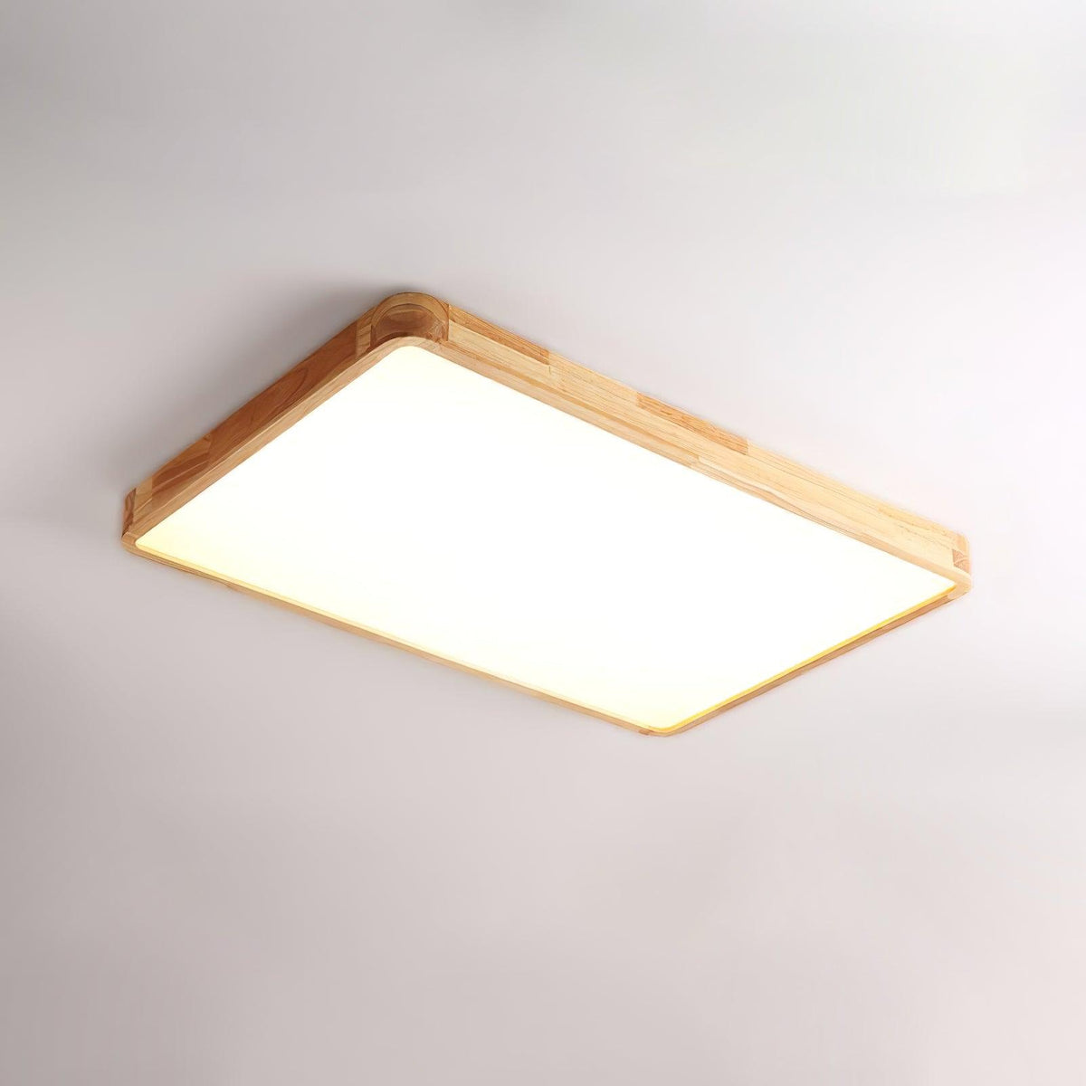 Delebom Wooden Geometric Ceiling Light