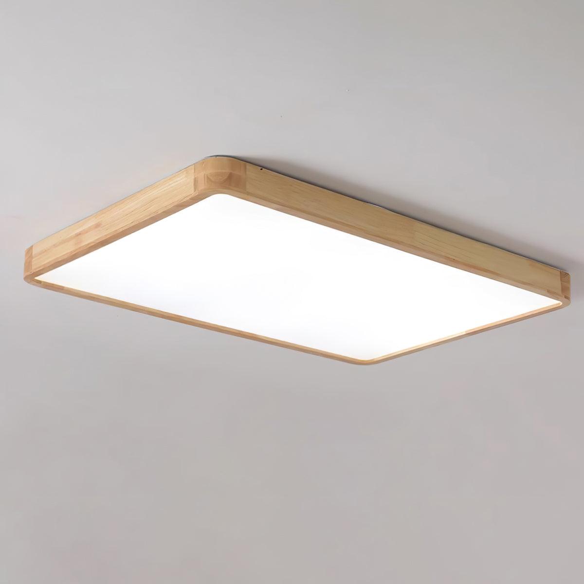 Delebom Wooden Geometric Ceiling Light