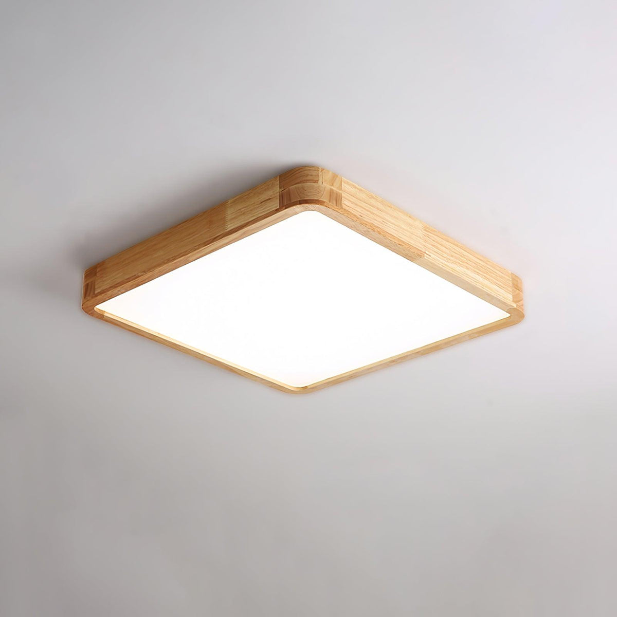 Delebom Wooden Geometric Ceiling Light
