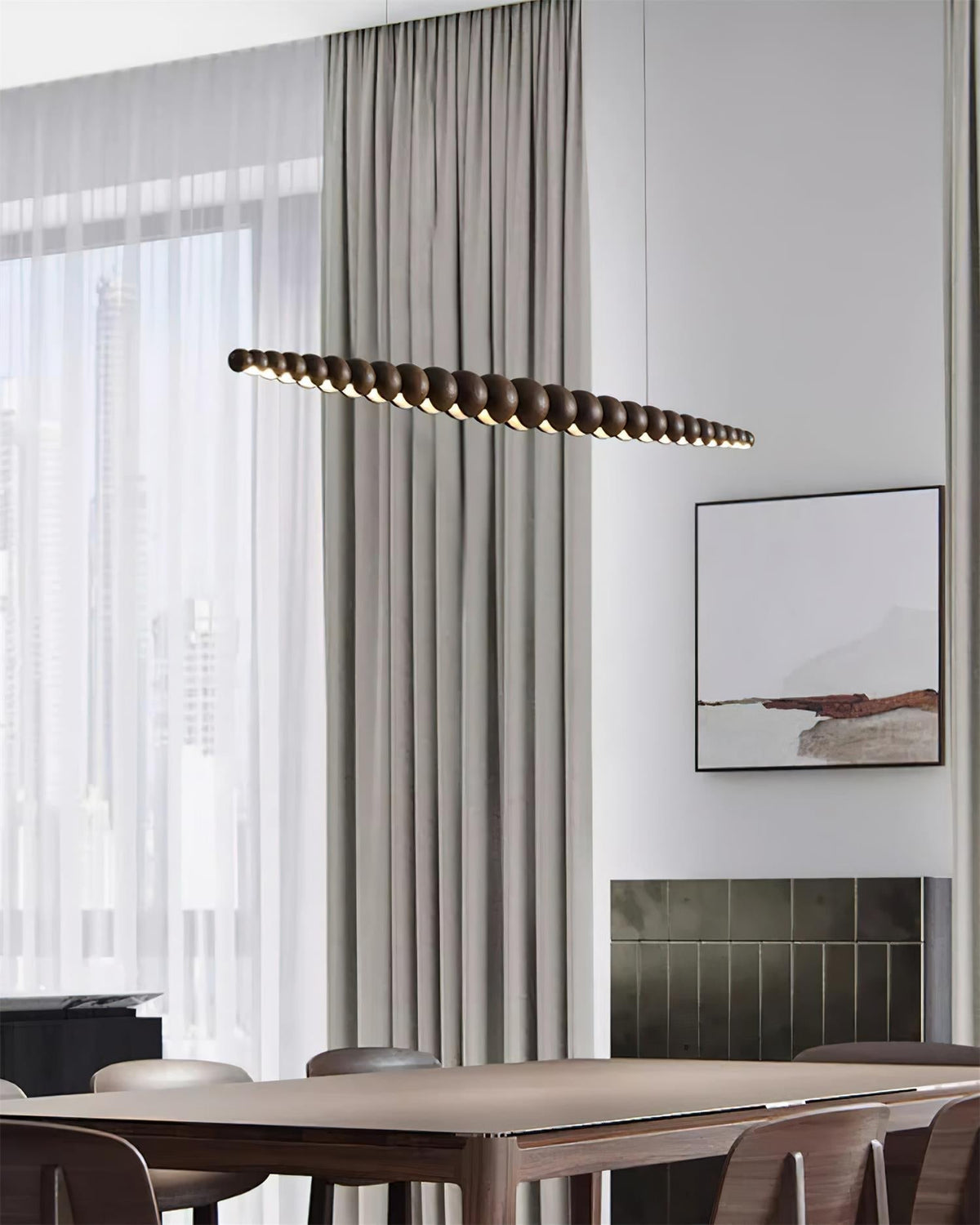 Orlanre Wood Minimalistic Pendant Light