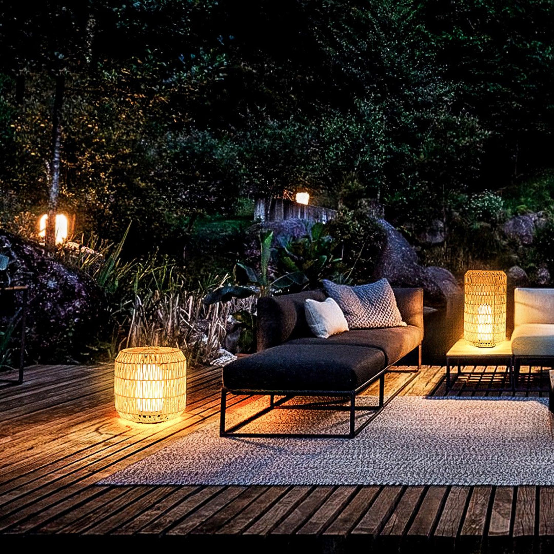 Ravalella Rattan Outdoor Table Light