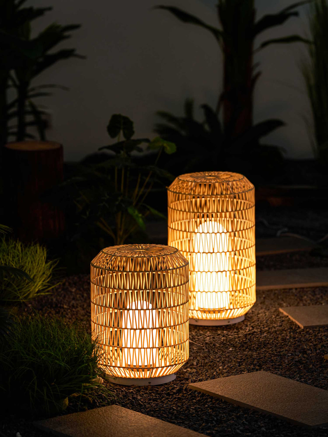 Ravalella Rattan Outdoor Table Light