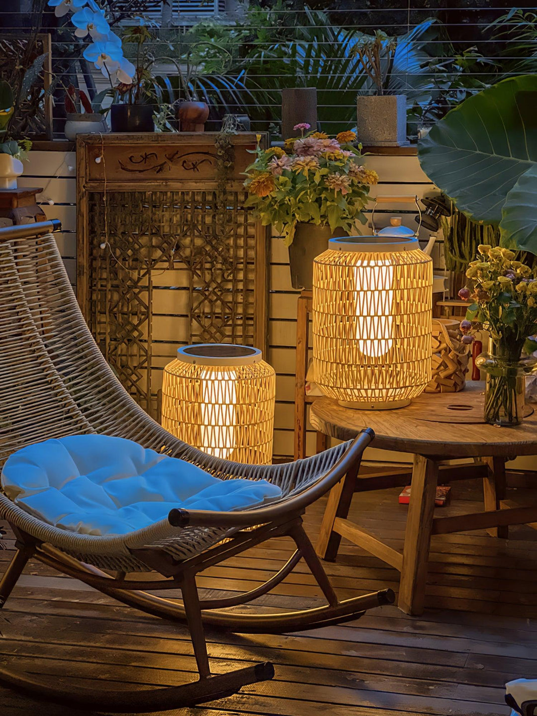 Ravalella Rattan Outdoor Table Light