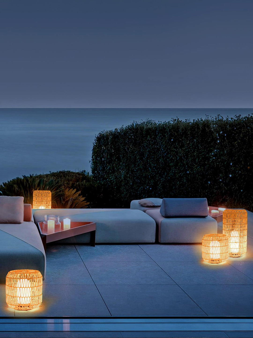 Ravalella Rattan Outdoor Table Light