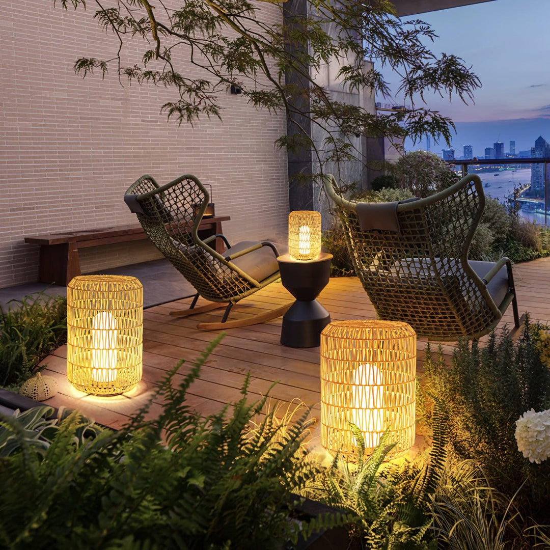 Ravalella Rattan Outdoor Table Light